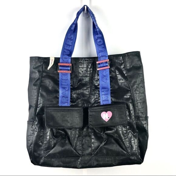 HARAJUKO Lovers Extra Large Black Manifesto Tote - Picture 2 of 13